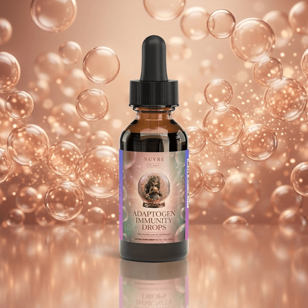 Adaptogen Immunity Drops label